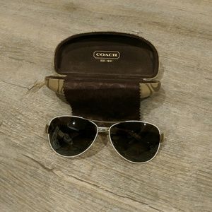 Coach Kristina (white/gold) Polarized sunglasses